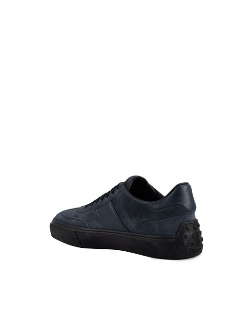 Sneakers in pelle scamosciata blu TOD'S | XXM03E0GC50 B4P0501